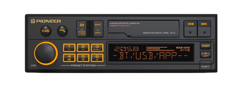 Pioneer SXT C10PS DAB inkl DAB Antenne  Hightech Retro Neu von More dB Car Audio - Bild 4 von 4