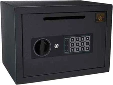 Drop Safe - Digital Safe Compact Steel Money Security Box with Keypad