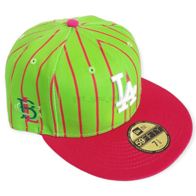 MLBキャップ 59FIFTY 赤と緑 7 1/2 59FIFTY ニューエラ キャップ カリフォルニア エンゼルス MLB 35TH