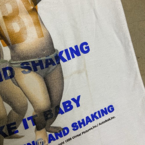 Vintage 1999 Dancing Baby Dance Baby Dance Tee Shirt Youth Size 10 - Picture 6 of 12