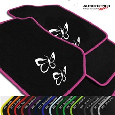 Fußmatten SCHMETTERLINGE für Smart ForTwo C450 1998-2007