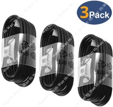 3 Pack 4ft USB Type C Fast Charging Cable For Samsung Galaxy S8 S9 S10 Note 8 9
