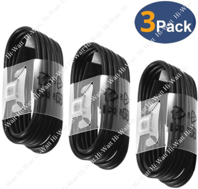 3 Pack 4ft USB Type C Fast Charging Cable For Samsung Galaxy S8 S9 S10 Note 8 9