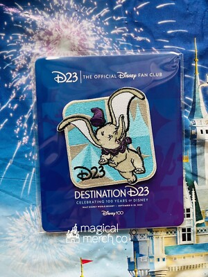 2023 Disney Destination D D23 Event Exclusive Dumbo The Flying Elephant Patch