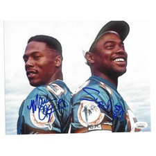 Mark Brothers Duper & Clayton Miami Dolphins NFL 8x10 Signed Autograph Photo JSA
