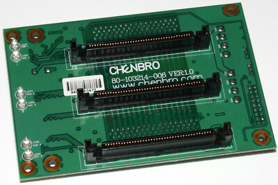 Chenbro P/N 80-103214-006 VER:1.0 3-Port Hot Swap SCSI Backplane Ultra 320/160