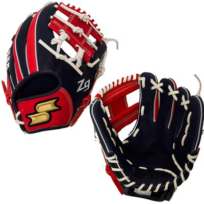 SSK Z9 Maestro 11.5'' Infield Baseball Glove Z9-1150NVYREDWHT1