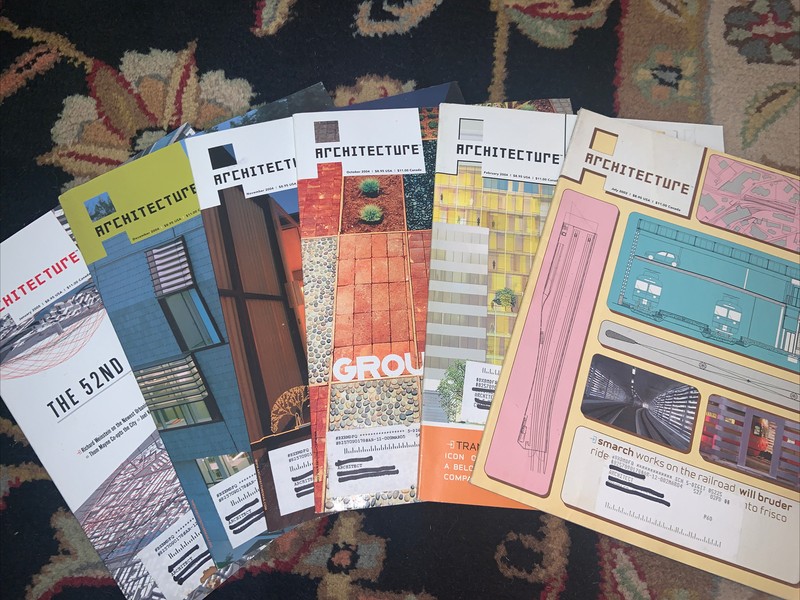 Architecture Magazine 6 Issues 2003-2005
