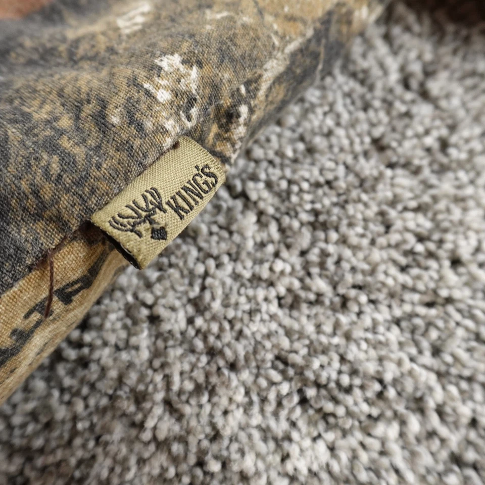 Kings 迷彩夹克男孩 XL 棕色绿色 Realtree Edge 户外狩猎轰炸机外套 — 第 2/4 张图片