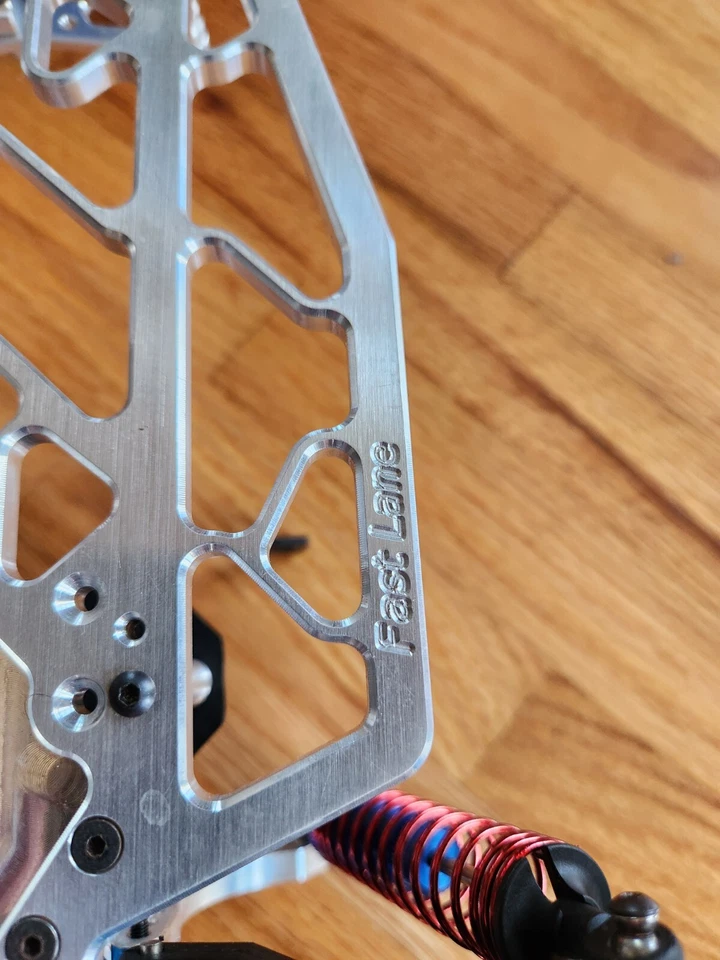 Chasis FLM Traxxas Rustler Custom Speed Drag MÁQUINA DE CARRIL RÁPIDO  Foto 4 de 4