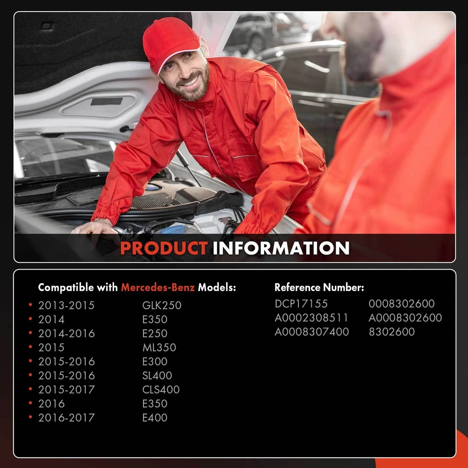 Compresor de aire acondicionado con polea de 6 ranuras para Mercedes-Benz E250 2014-2016 E300 15-16 Foto 2 de 4