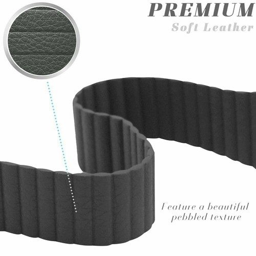 Genuine Leather Loop Magnetic Watch Band For Apple Watch Series 10 9 8 7 6 5 4 3 - Picture 21 of 41