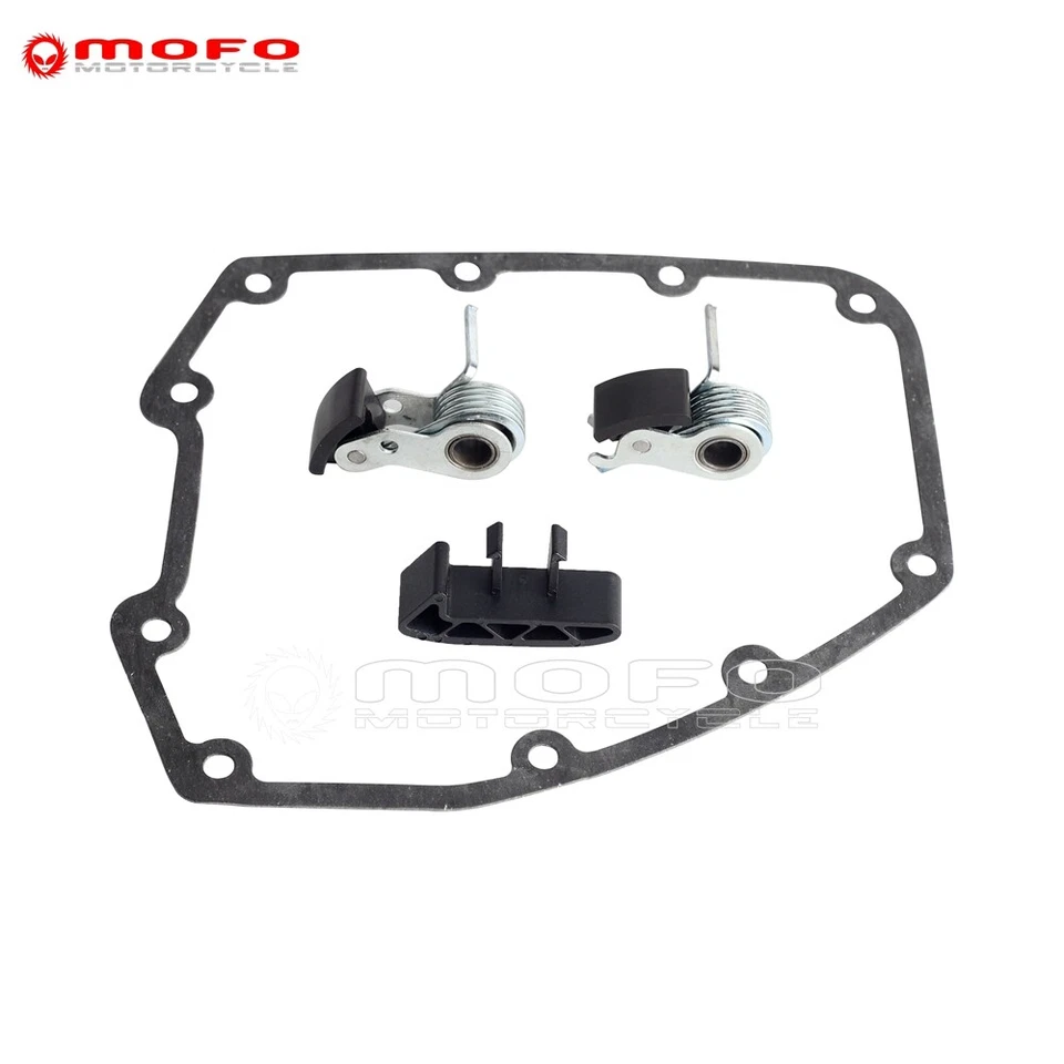 Kit completo tensor de cadena de leva para Harley Twin Cam Road King Dyna Softail FXST Foto 4 de 4