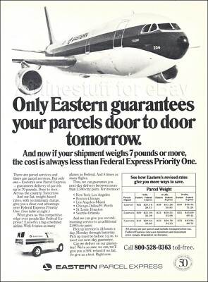 1978 EASTERN AIR LINES ad AIRBUS A300 Whisperliner N204EA airways advert