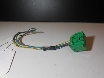 Green Rectangular Connector 5 Wires Loom Plug Pigtail 01-09 Volvo S60 S80 S40