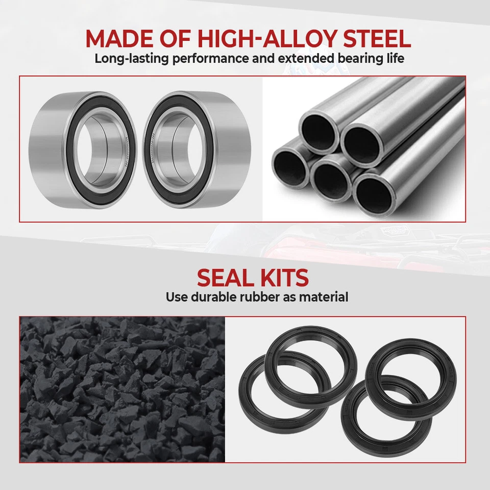 Front Wheel Bearing & Seal Kits for Honda Rancher 350 4x4 TRX350FE/FM 2000-2006 - Изображение 3 из 4