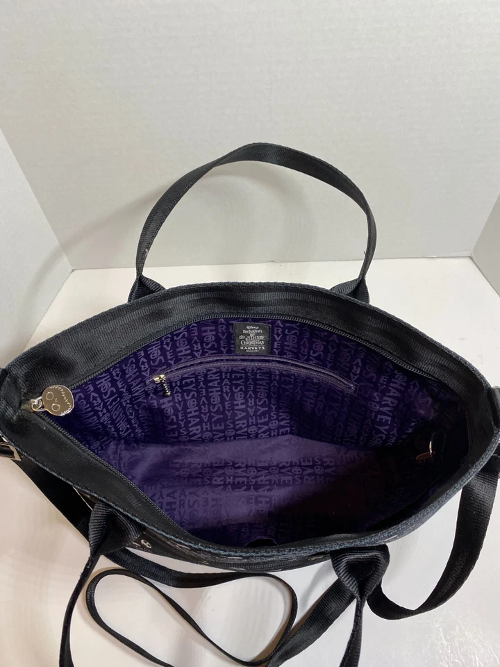 Harvey's Nightmare Before Christmas Small Streamline Tote Black Bandana - Image 3 of 4