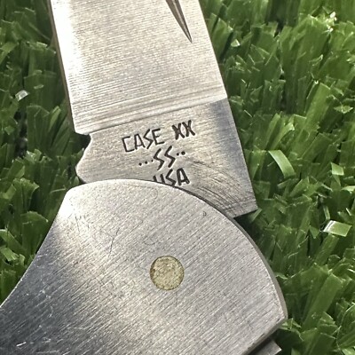 Case XX M1056 LSSP Small lockback knife 5 Dot Stainless Case XX M1056 LSSP Small lockback knife 5 Dot Stainless