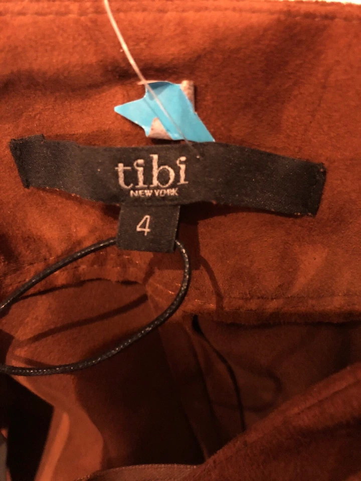 Falda mujer Tibi talla 4. Gamuza marrón. Nuevo con etiquetas nuevo con etiquetas Foto 4 de 4