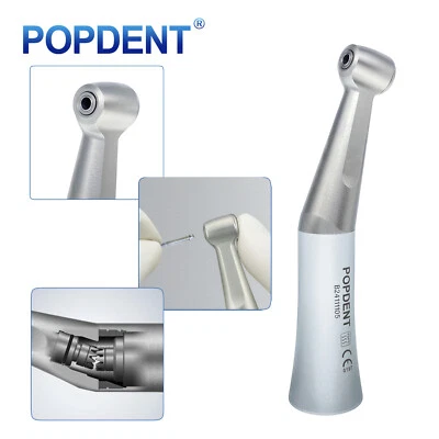 NSK Style Dental Slow Low Speed Contra Angle Handpiece Push Button POPDENT