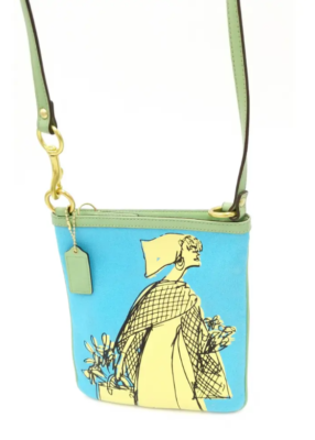 Coach Blue Bonnie Cashin Print Small Crossbody Bag | eBay