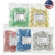 New Solder Seal Sleeve Heat Shrink Butt Wire Connectors Terminals Waterproof