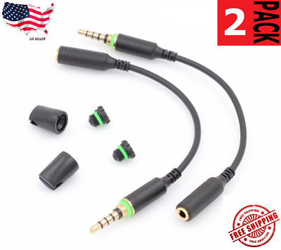 2-Pack Headphone Adapter Cable 