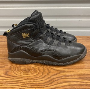 jordan 10 black and gold
