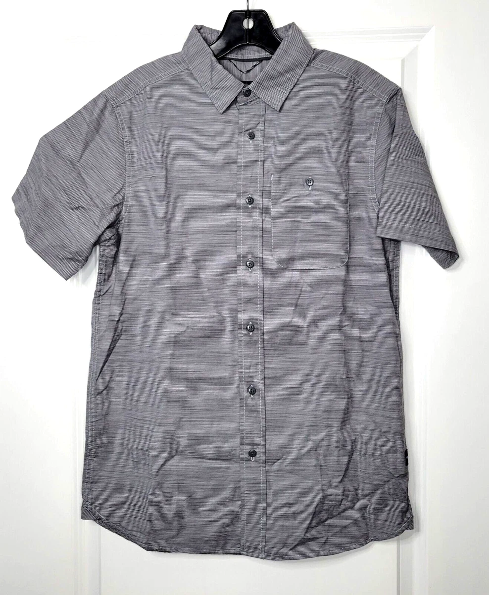 The North Face Buttonwood Shirt Short Sleeve Gray Men s S