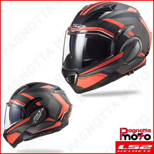 CASCO MODULARE APRIBILE DOPPIA VISIERA LS2 VALIANT II FF900 REVO MATT  TITANIUM F | eBay