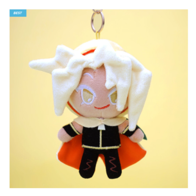 New Cookie Run Kingdom Plush Key chain Keyring Cream Soda Lemon