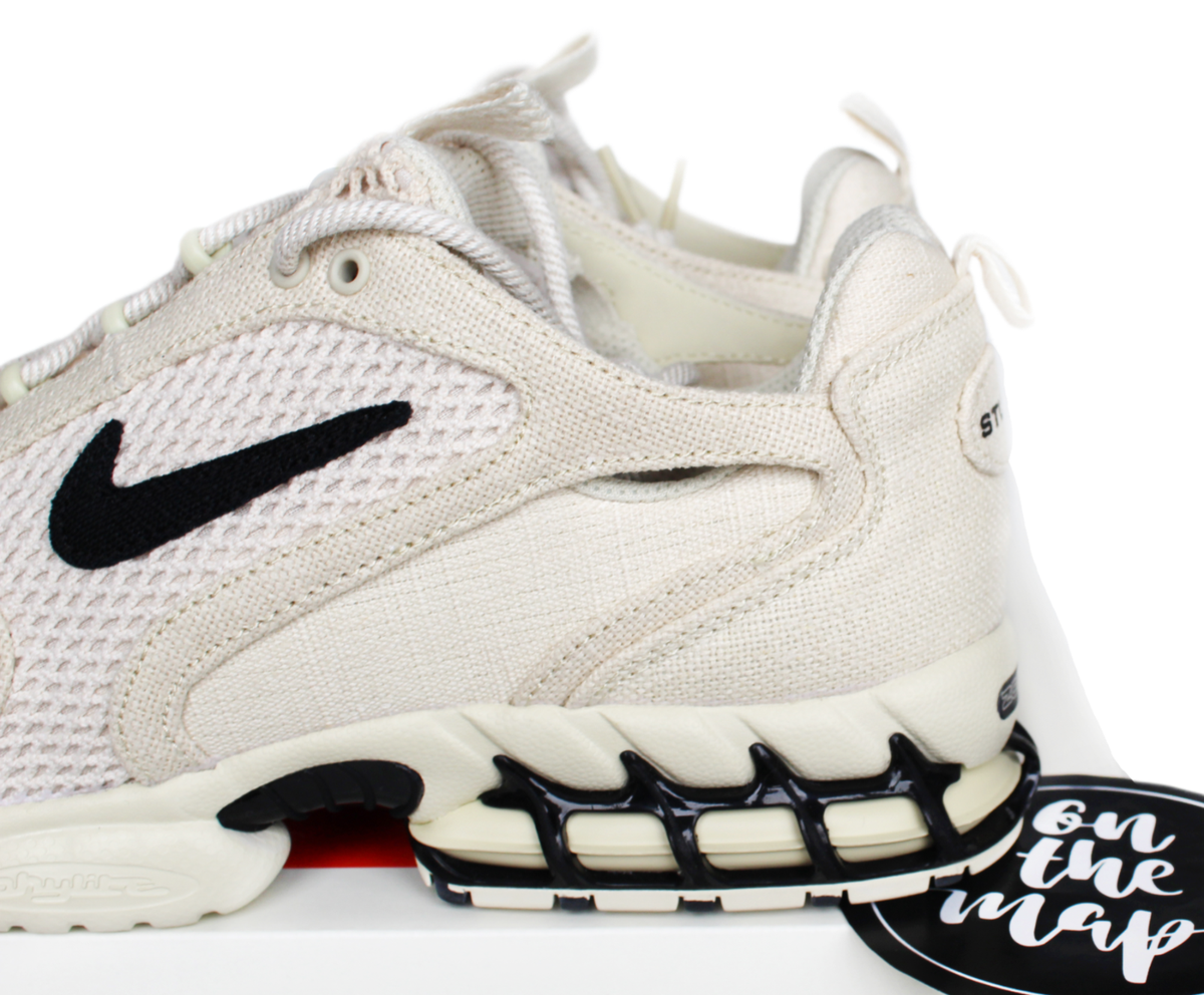 Nike x Stussy Air Zoom Spiridon Cage 2 Fossil Beige UK 9 10 11 US