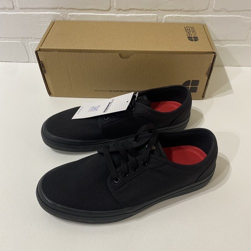 Shoes for Crews Unisex M7.5 W9 Merlin Slip Resistant Food Service Black