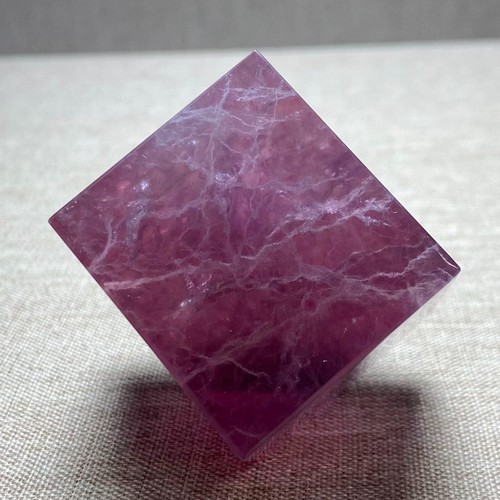B8317-145g Natural Rainbow Fluorite Cube Crystal stone specimens - Picture 3 of 13
