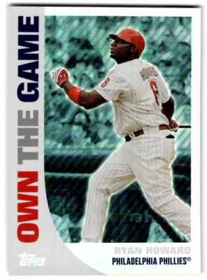 2008 Topps Own the Game Ryan Howard Philadelphia Phillies #OTG3