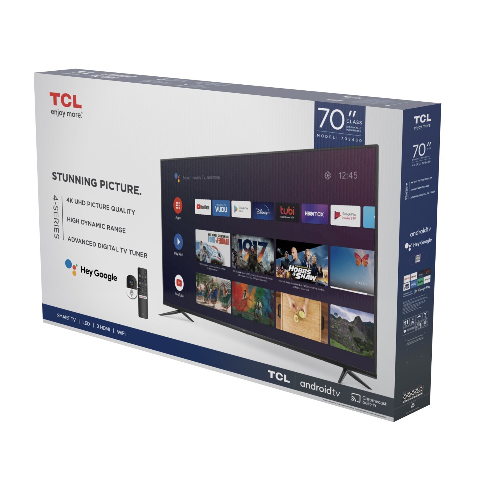 TCL 70" inch 4K Android Smart TV LED HDR UHD Google *Early Black Friday*