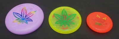 New Disc Golf 1 Zing Mini Stash Set 3.7'' Microfoil & 4.3'' Cozmo + 1 Zu-3''