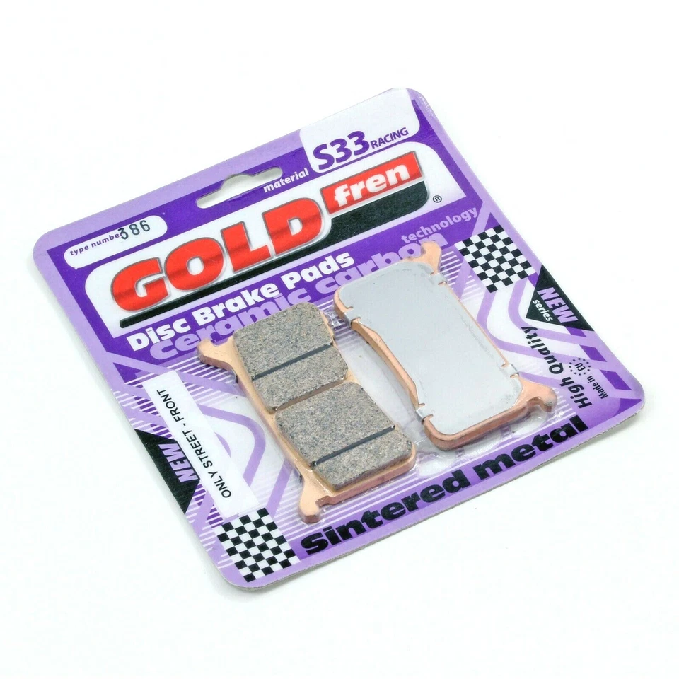 Pastillas de freno sinterizadas GOLDfren S33-386 para pinzas delanteras Honda-1 par delanteras Foto 3 de 3