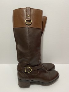 bandolino riding boots two tone
