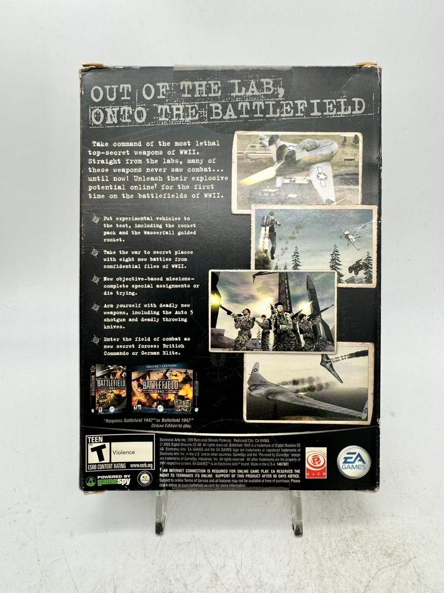 バトルフィールド1942 シークレットウェポン：中古PCゲーム Battlefield 1942: Secret Weapons Of WWII (PC 2003) Game