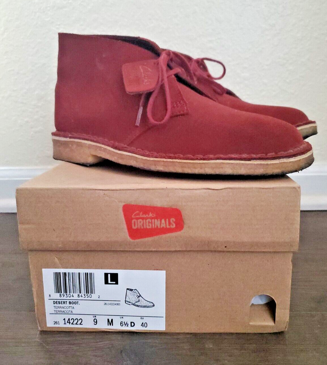 Clarks Originals Desert Boot Terracotta Color Size 9 Womens | eBay