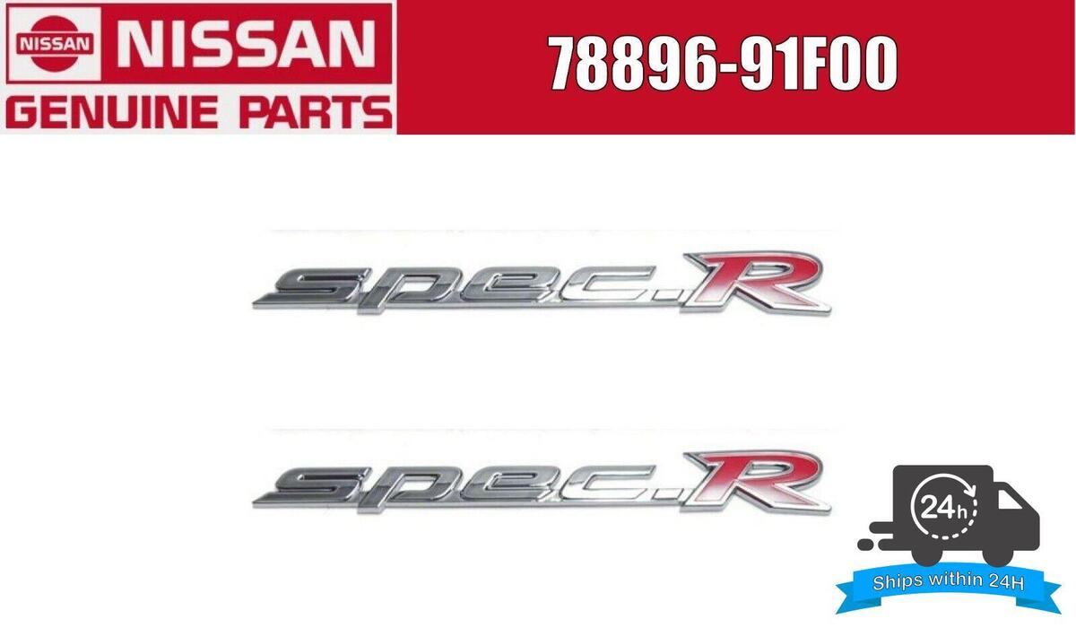NISSAN S15 240SX Silvia SPEC-R GENUINE Rear Side Emblem NISSAN S15 240SX Silvia SPEC-R GENUINE Rear Side Emblem