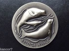 Wittnauer Mint Beluga Whale Silver Medal Longines Endangered Wildlife A1053