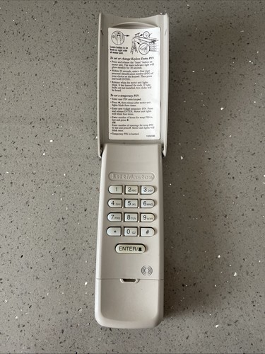 Teclado sin llave de entrada inalámbrica Liftmaster 377LM OEM HBW2227 sin probar - Imagen 2 de 6
