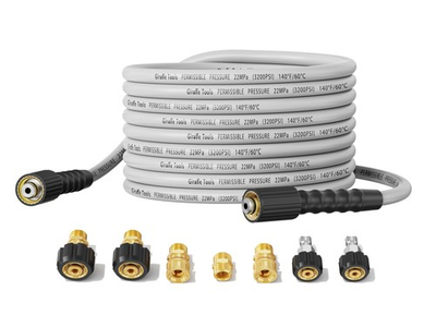 #ad Pressure Washer Hose 50FT X 1 4quot; 3200 PSI Pressure Washing Hose Kink Resist... $78.86