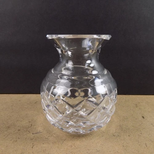 Vintage Waterford Crystal Violet Vase Small 3.75" Tall VGC