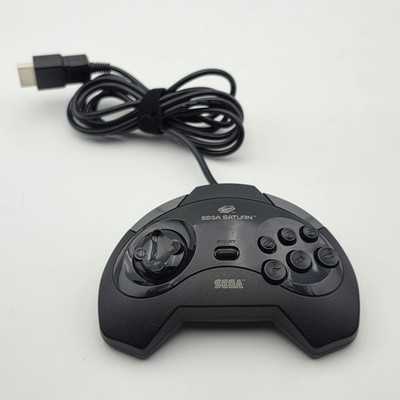 OEM SEGA Saturn Controller Black MK-80100 Tested & Working Authentic