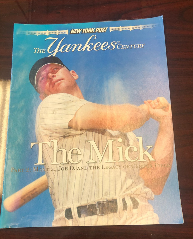 Vintage - 2003 New York Post "The Yankees Century" Part 2 of 10 "The Mick"