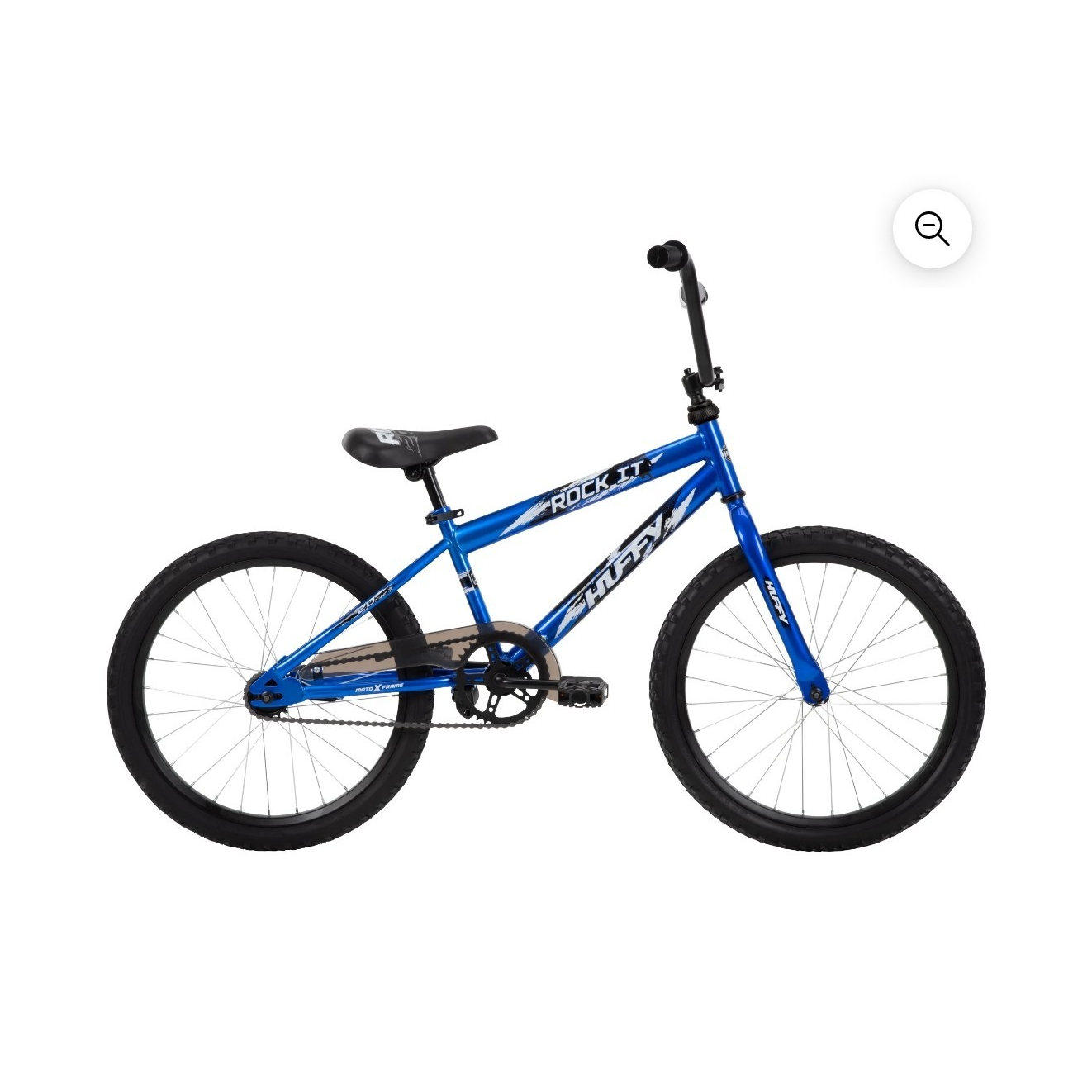 Huffy Rock It BMX Bike 20 in Wheels Blue Adjustable Seat Quick