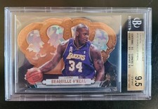 Shaquille O'Neal 2017-18 Panini Crown Royale Crystal 89/99 BGS 9.5 GEM MINT Shaq